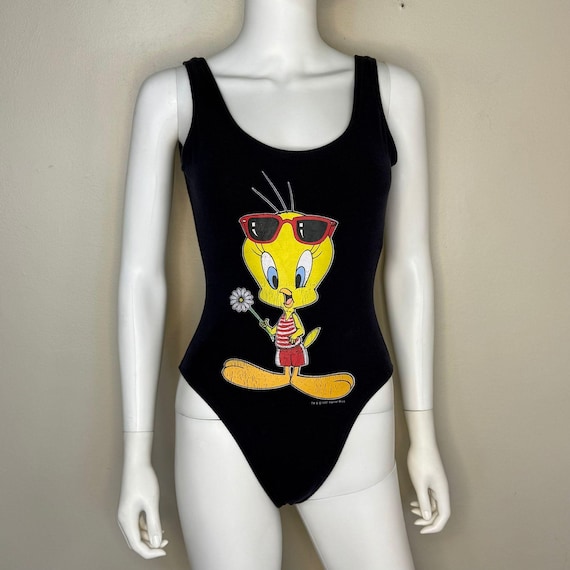 Looney Tunes - Maillot De Bain imprimé Looney Tunes - Bleu marine