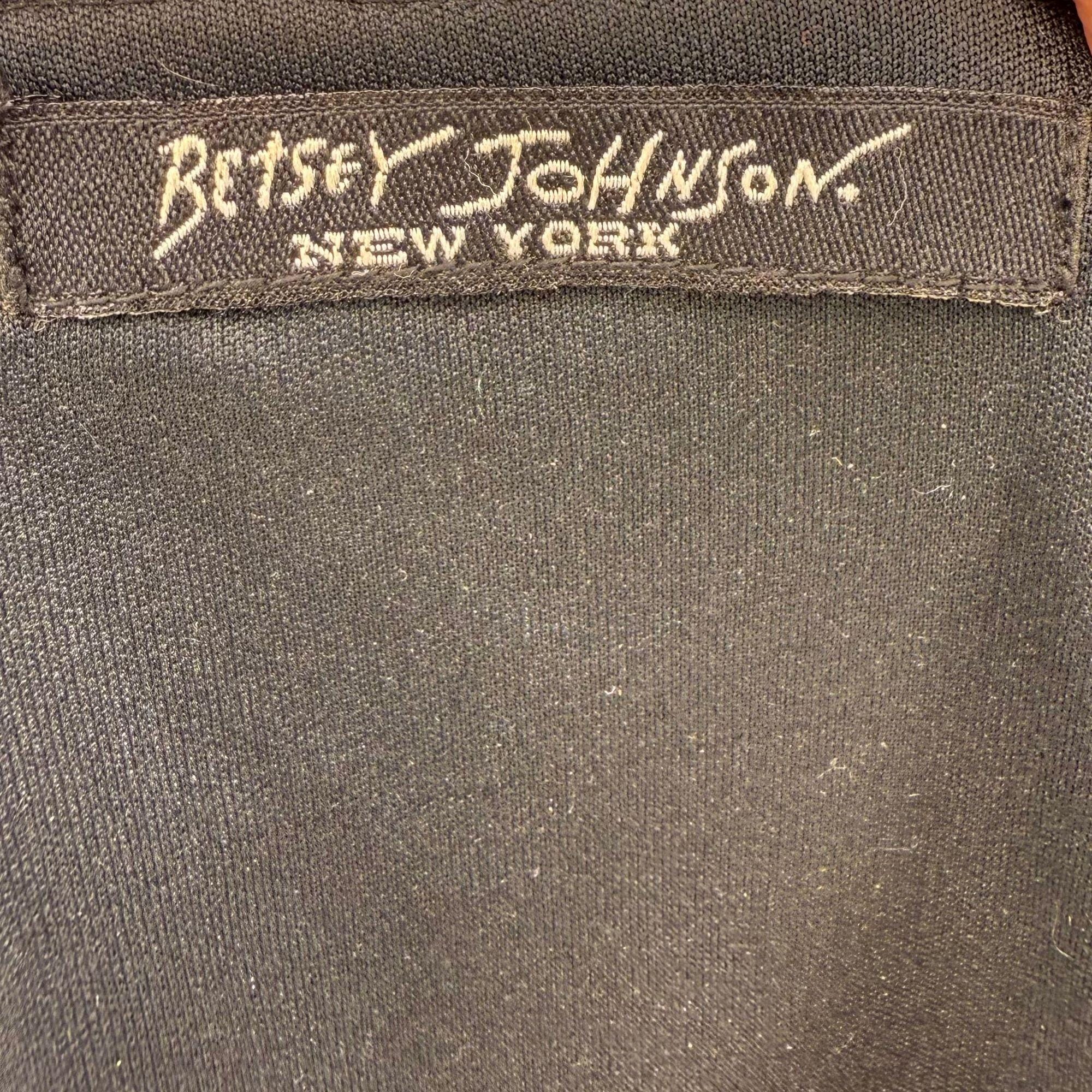 Vintage Y2K Betsey Johnson Black Sequin Slip Dress With Zig Zag Hem, Size  Xs/small, Sample - Etsy