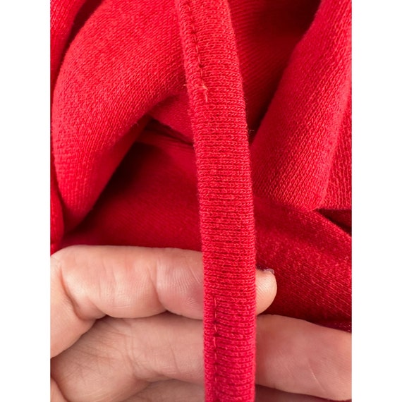 Vintage 1970s/80s Red Knit Turtleneck Dress with … - image 8