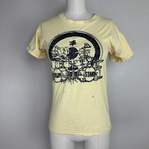 1970s Strings and Things Memphis Drum Stand TShirt, … Gem