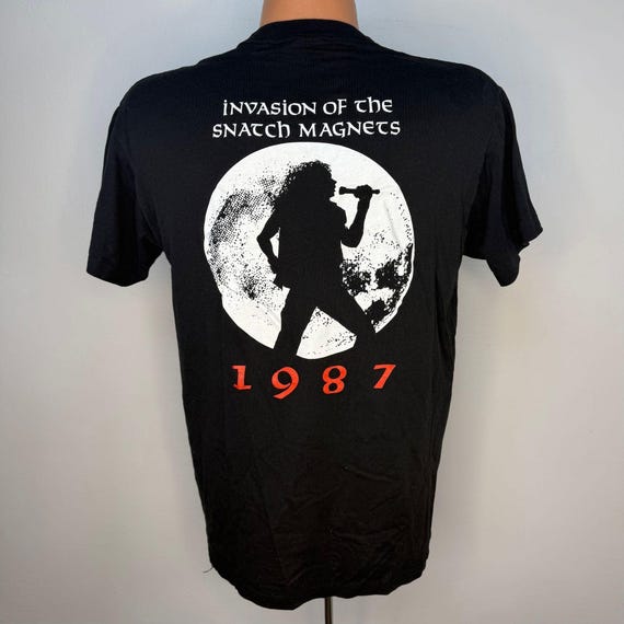 Vintage 1980s Whitesnake Concert Tour T-shirt, Invasion of the