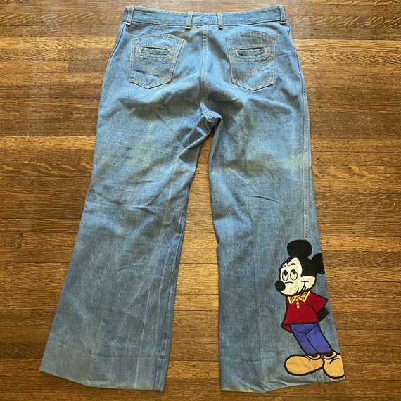 DENIMEDUNGAREE×Disney Mickeyストレッチデニムパンツ DENIMEDUNGAREE×Disney Mickeyストレッチデニムパンツ