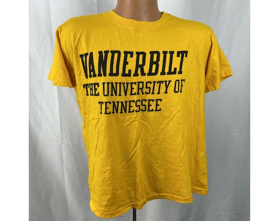Vintage 1980s Vanderbilt T-shirt, THE University O