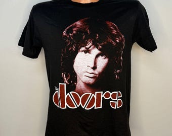 90's Vintage THE DOORS Jim Morrison the End T Shirt Large With