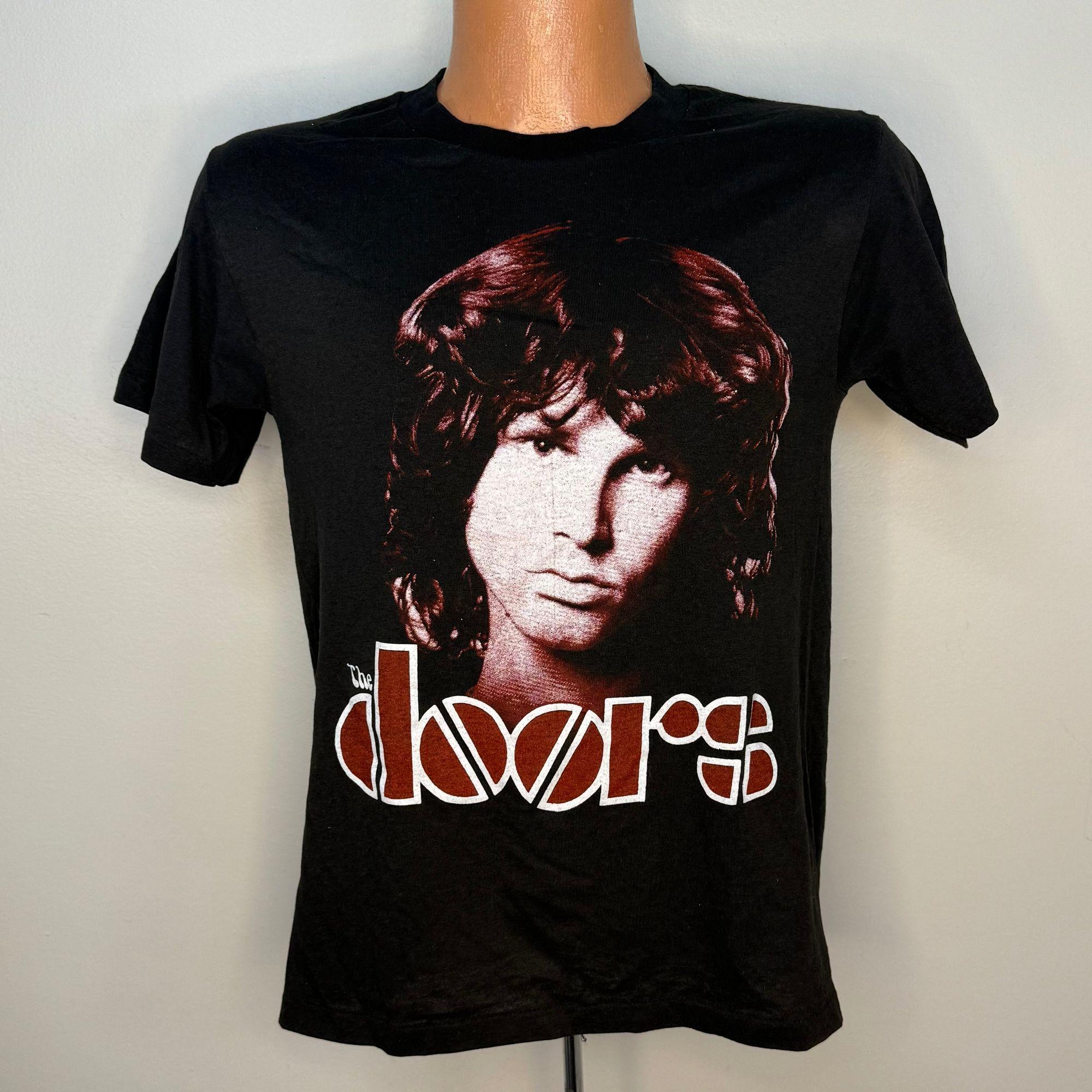 Jim Morrison Tシャツ The Doors Vintage 1980s the Doors T-shirt, Jim Morrison, Touch of Gold Size