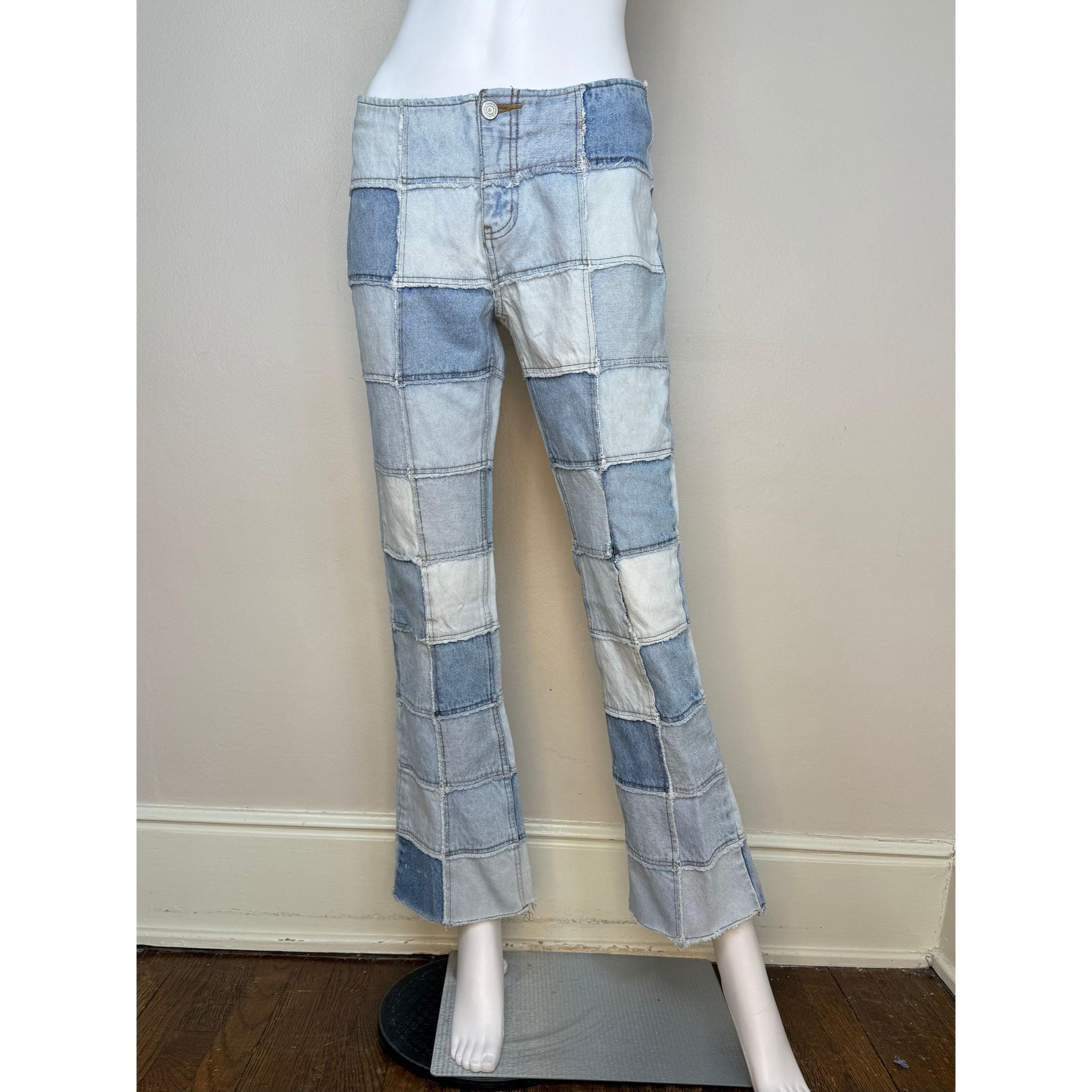 Womens Patchwork Jeans - Etsy
