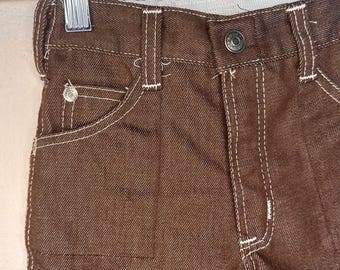【NOKCHA】vintage like cocoon jeans/brown Vintage JNCO Jeans USA Made Smoke Stacks 179 Baggy Wide Leg