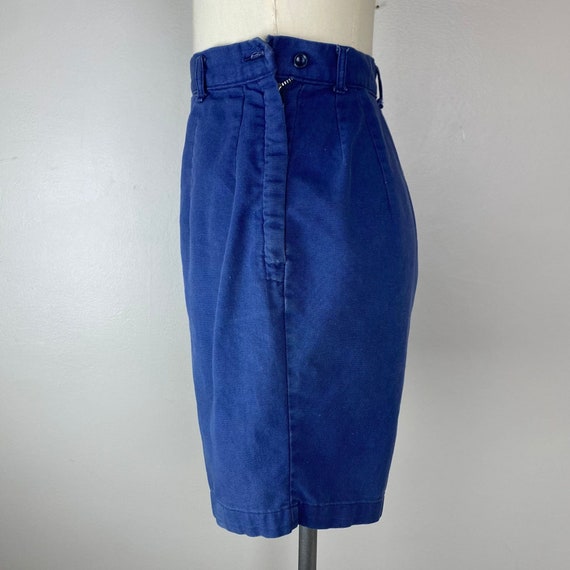 Vintage 1950s Blue Bell High Waisted Side Zip Sho… - image 5