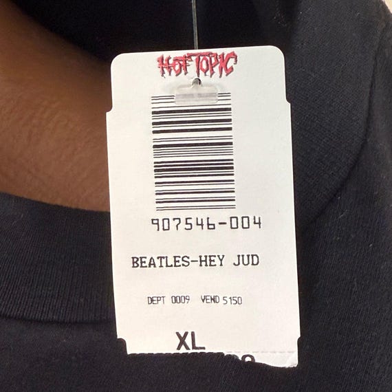 Vintage 1990s the Beatles Hey Jude T-shirt, AAA Alstyle Apparel
