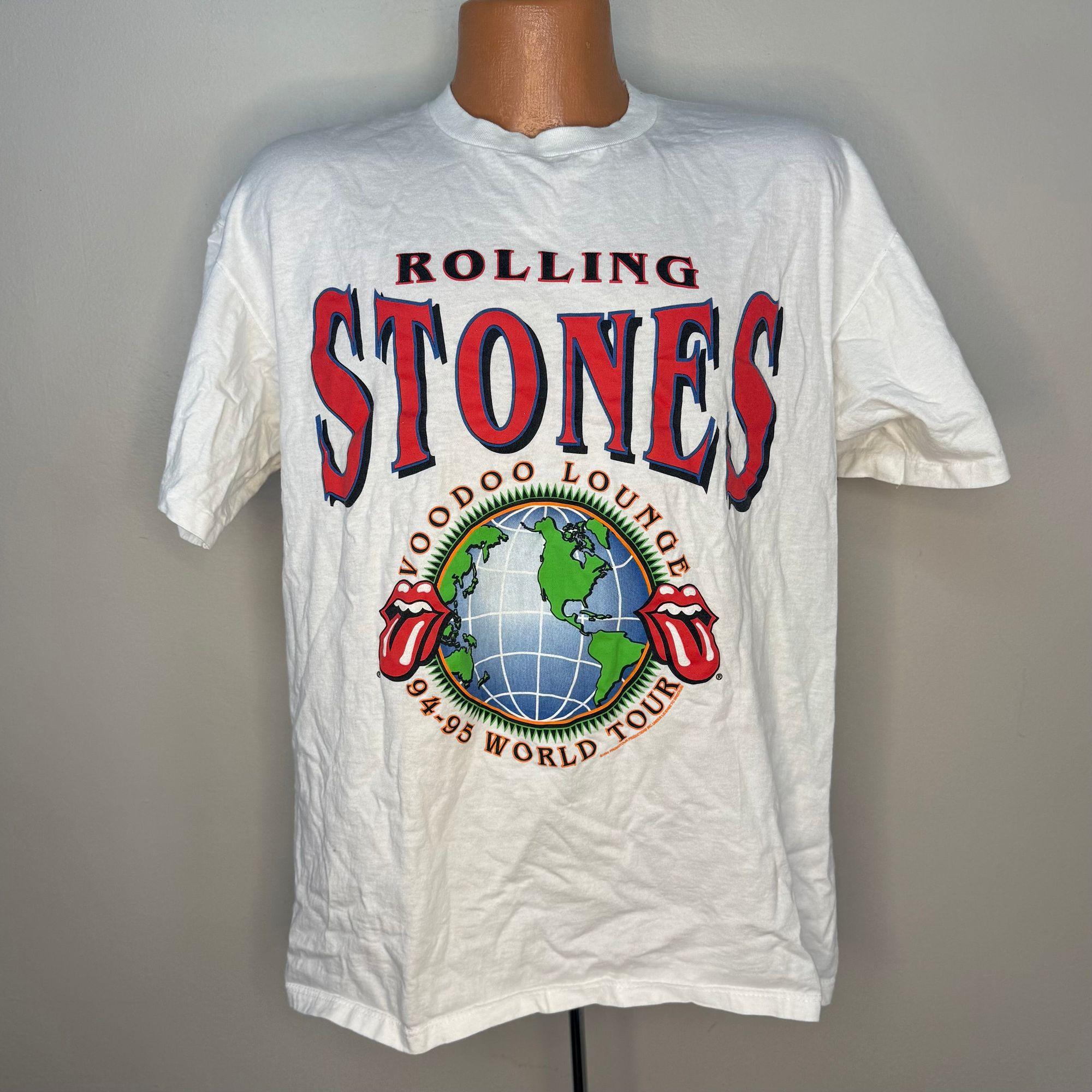 THE ROLLING STONES WORLD TOUR 94/95 Tシャツ Pre-owned] ROLLING STONES Band T-Shirt WORLD TOUR 94/95/95