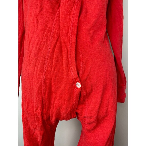 Vintage 1970s Red Union Suit, Duofold Size Medium, Lo… Gem