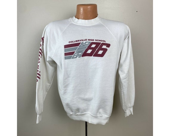 Vintage 1980s Collierville High School Sweatshirt… - image 1