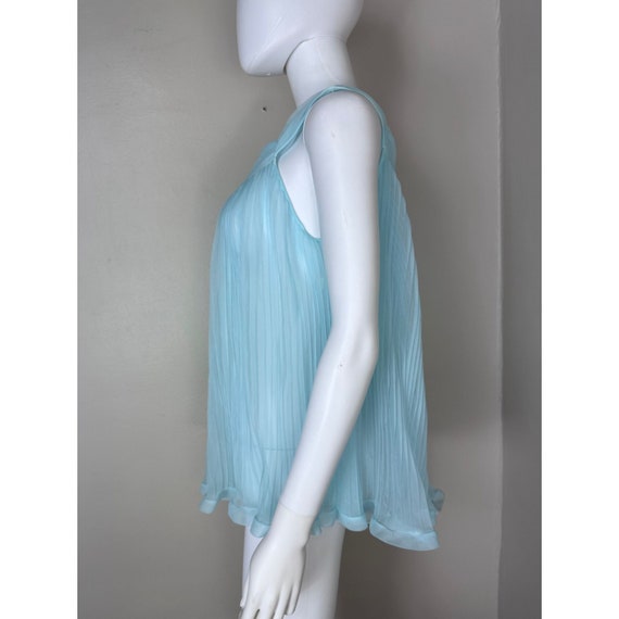 Vintage 1950s/1960s Evette Pleated Babydoll Night… - image 2