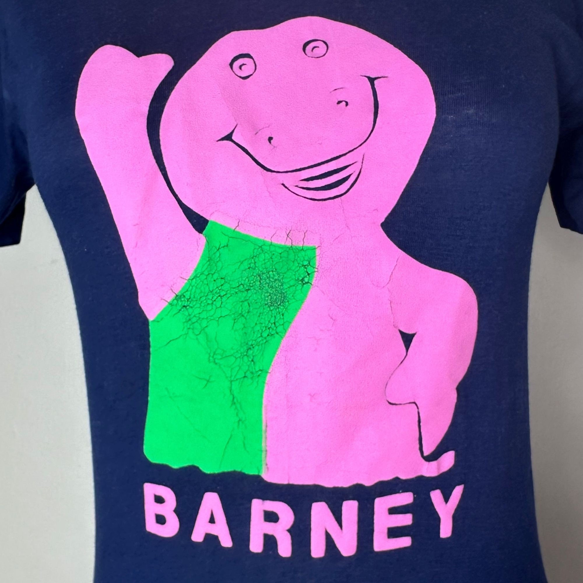 Vintage 1990s Barney the Dinosaur T-shirt, BTU Size X-small - Etsy