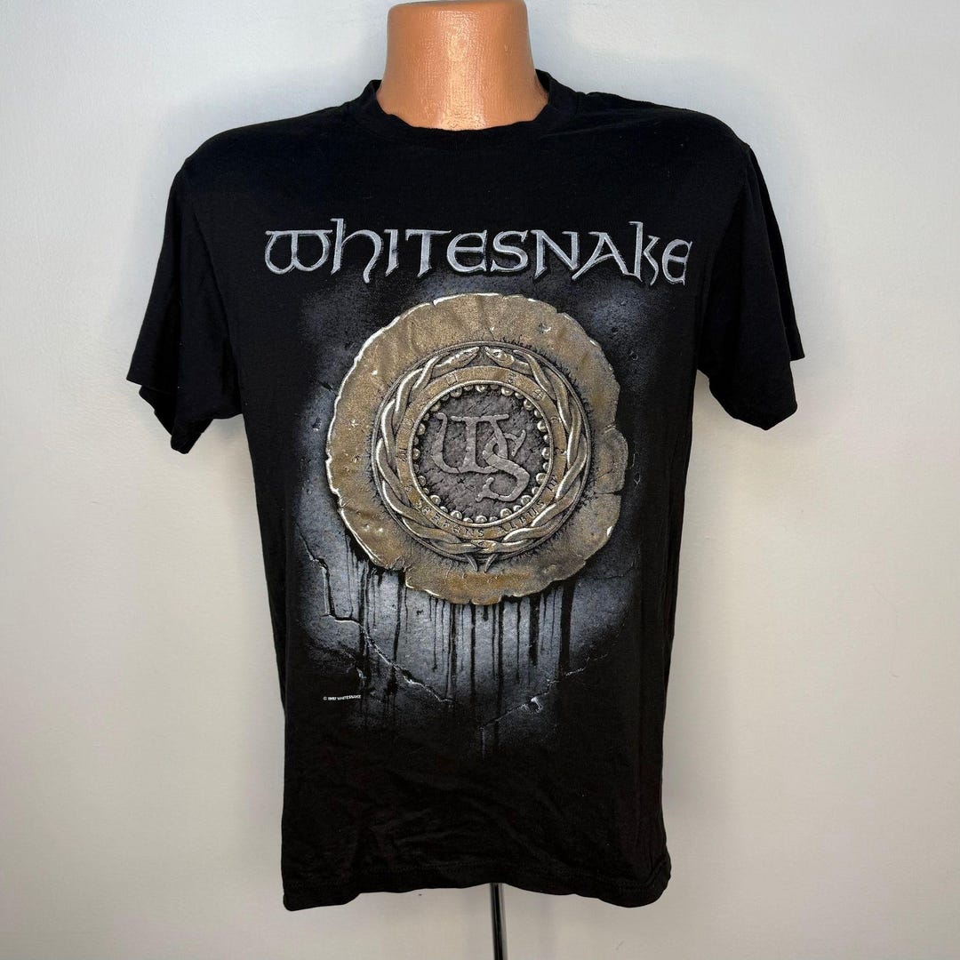Vintage 1980s Whitesnake Concert Tour T-shirt, Invasion of the