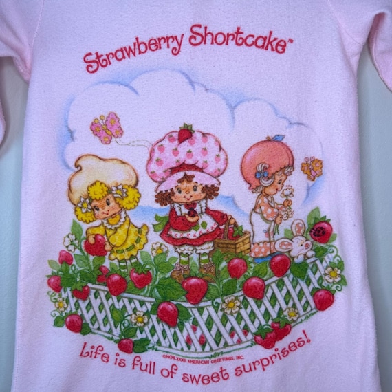 Vintage 1980s Strawberry Shortcake Nightgown, Kids Si… Gem