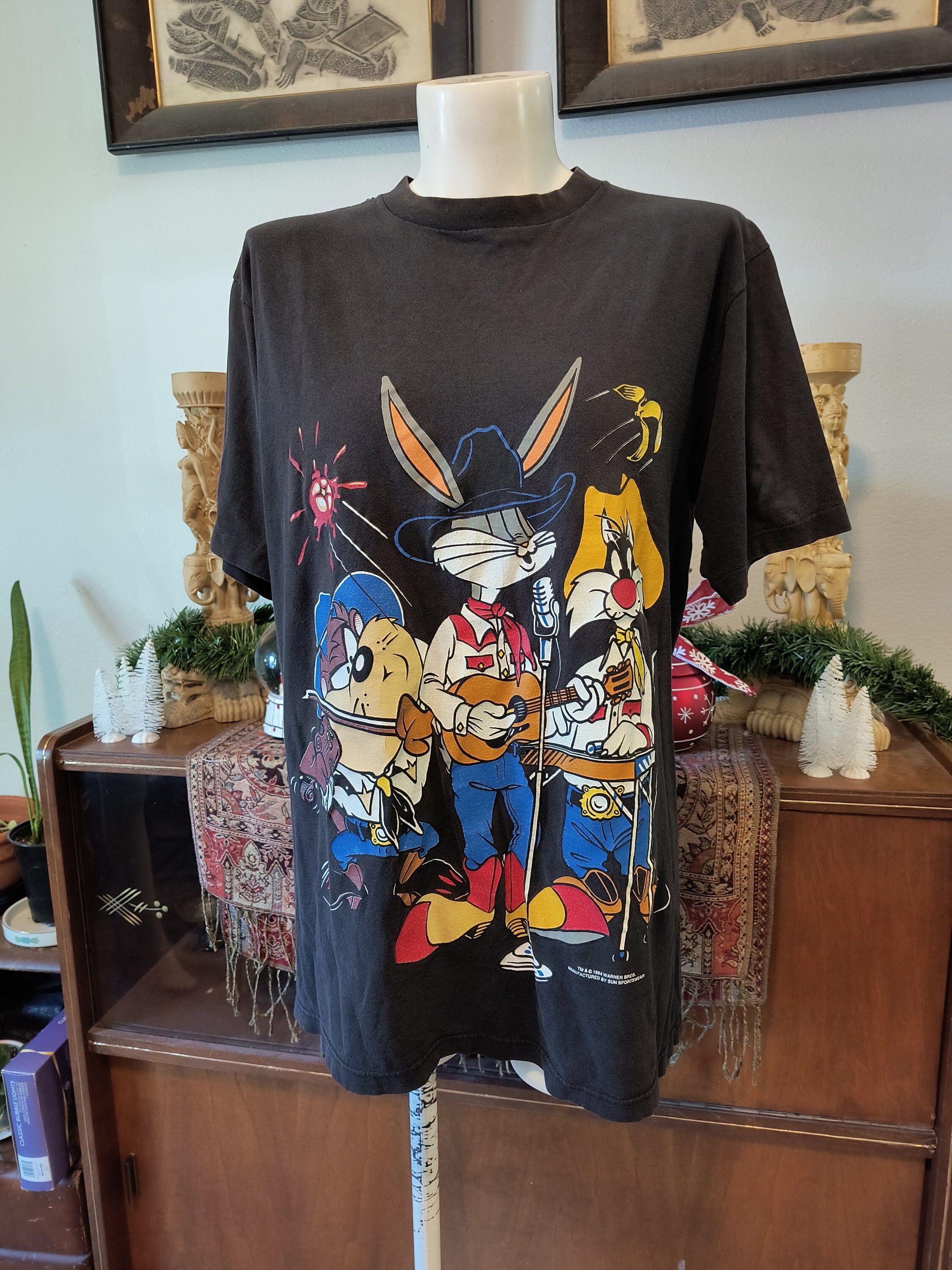 90s Looney Tunes T Shirt Warner Bros Sun Sportswear Double 90s Looney Tunes T Shirt Warner Bros Sun Sportswear Double