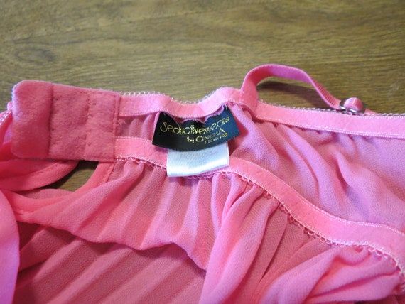Vintage Cinema Etoile Seductivewear Pink Nightie … - image 10