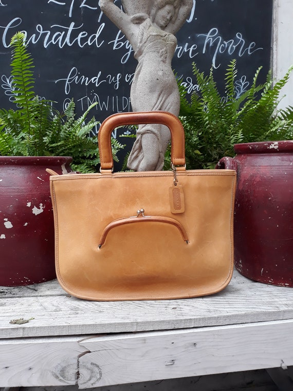 coach camel bag