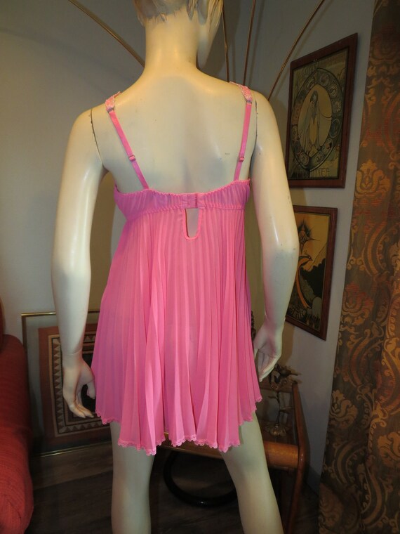 Vintage Cinema Etoile Seductivewear Pink Nightie … - image 7