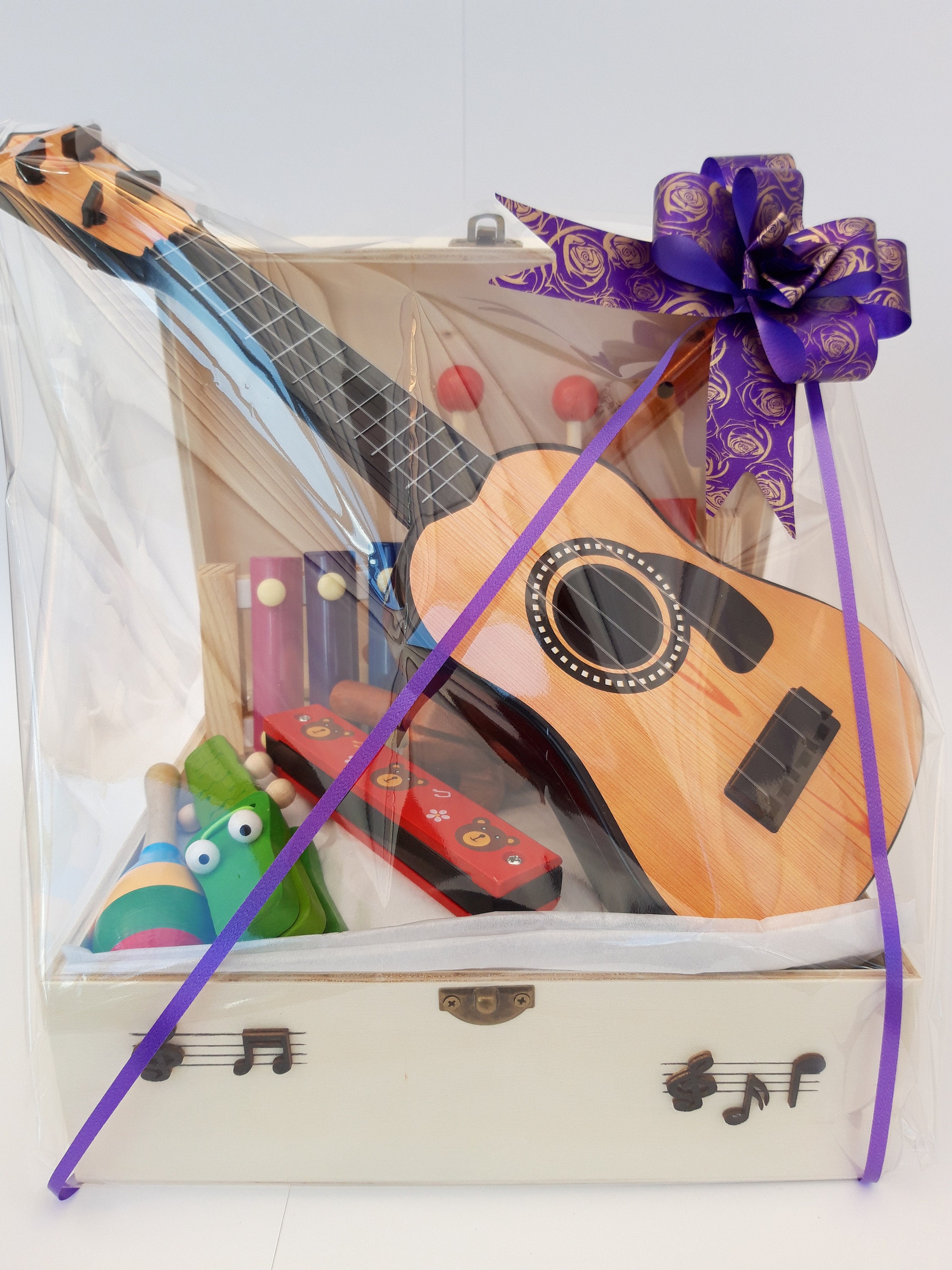 Personalised Music Hamper Complete with Musical Instruments Etsy