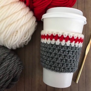 Crochet Coffee Cup Cozy, Tea Cup Cozy, Iced Coffee Cup Cozy, Reusable To Go Cup Sleeve, Cold Drink Sleeve, Coffee Cup Sleeve, Beverage Cozy