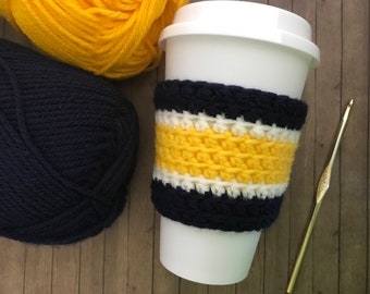 Crochet Coffee Cup Cozy, Tea Cup Cozy, Iced Coffee Cup Cozy, Reusable To Go Cup Sleeve, Cold Drink Sleeve, Coffee Cup Sleeve, Beverage Cozy