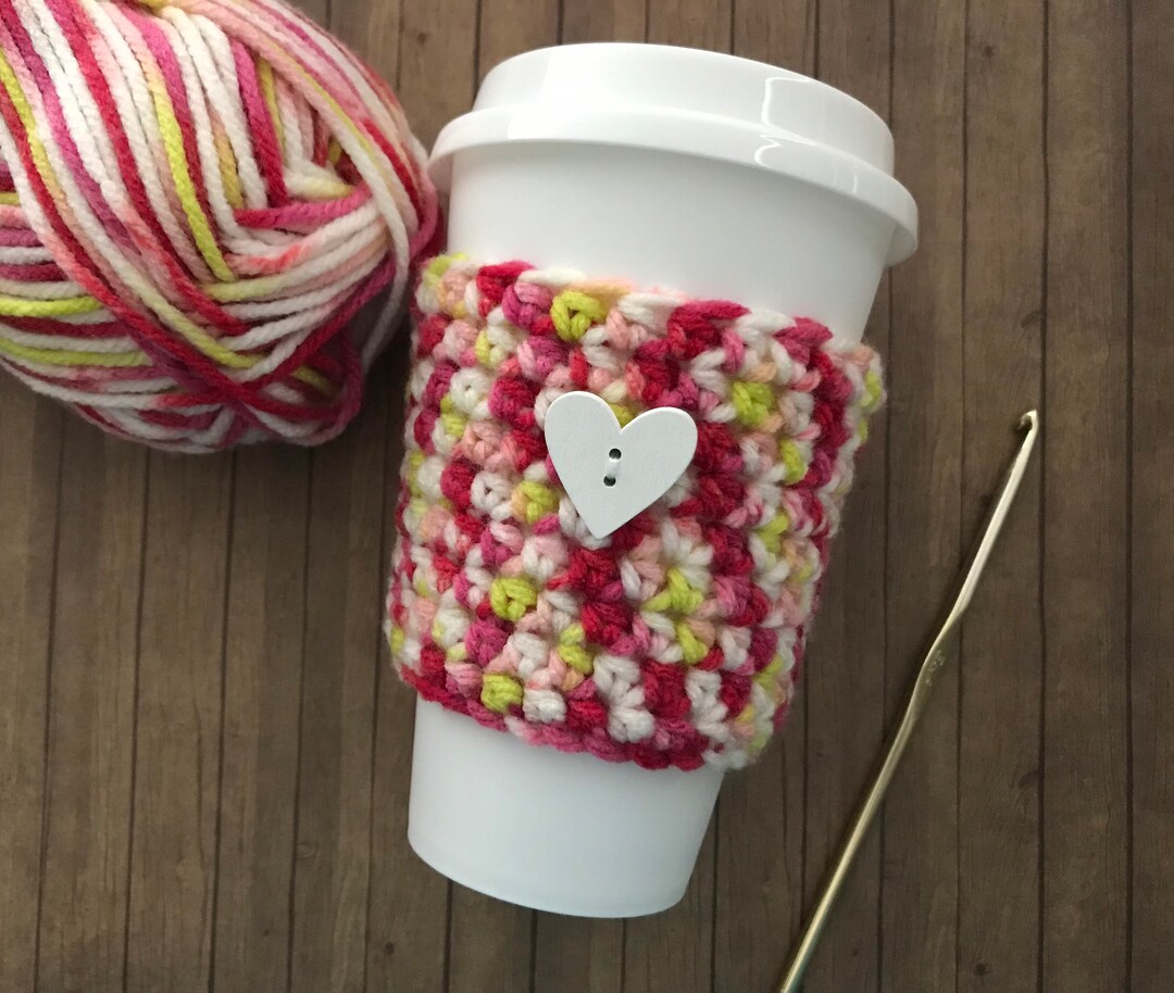 Crochet Coffee Cup Cozy Tea Cup Cozy Iced Coffee Cup Cozy Etsy