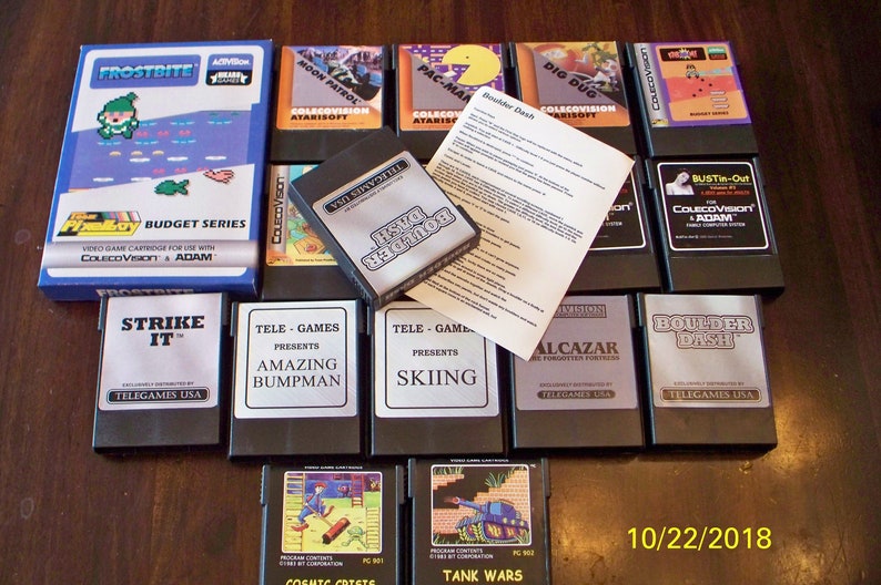 Colecovision Boulder Dash w manual