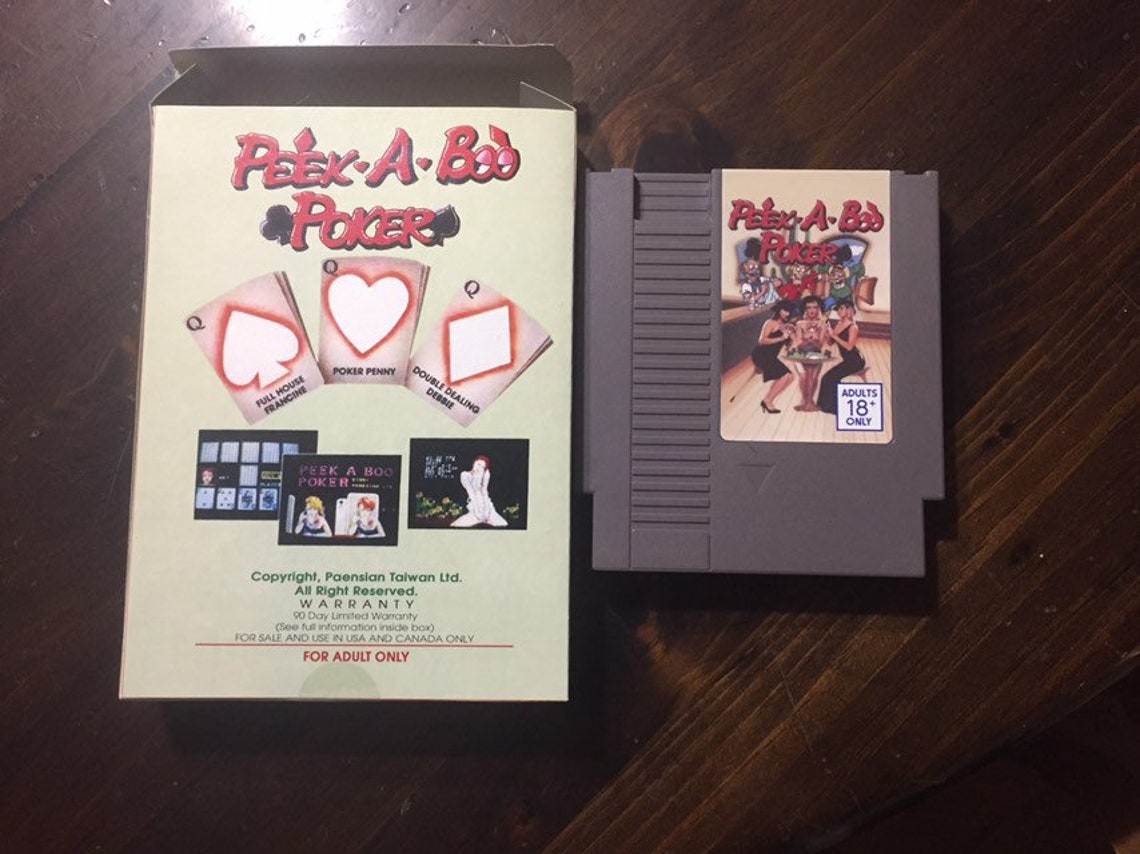 Nintendo NES Peek a Boo Poker W/ Box. - Etsy