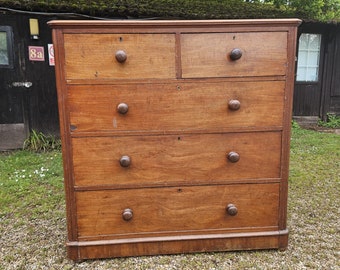 Victorian Mahogany Large Chest of Drawers