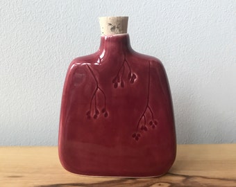 Winter Berries Flask