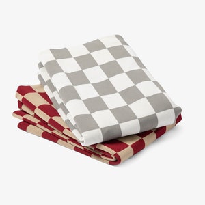 Checker Pattern Orthopedic Dog Bed with Portable Handle image 8