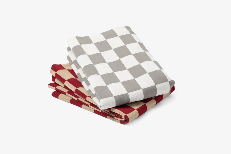 Checker Pattern Orthopedic Dog Bed with Portable Handle image 8