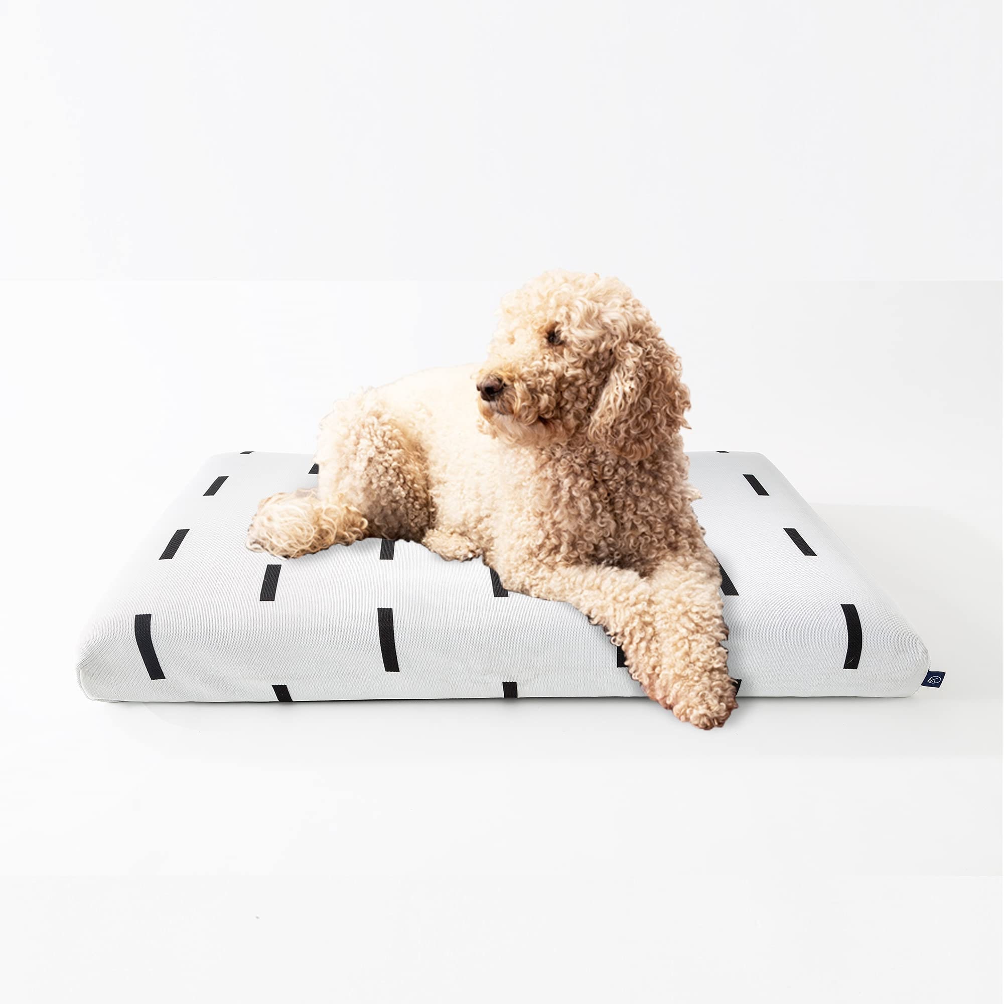 Minimalist White Dog Bed Duvet Cover Washable Replacement Pet Etsy