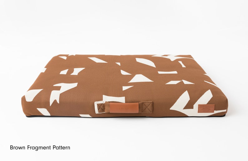 John Legend Creator Collab: Modern Dog bed and Washable Cover Brown Fragment