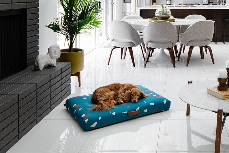 Modern Orthopedic Dog Bed, Laylo Terrazzo Dog bed, Large Dog Bed