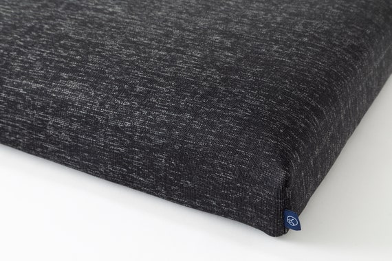 large black dog bed