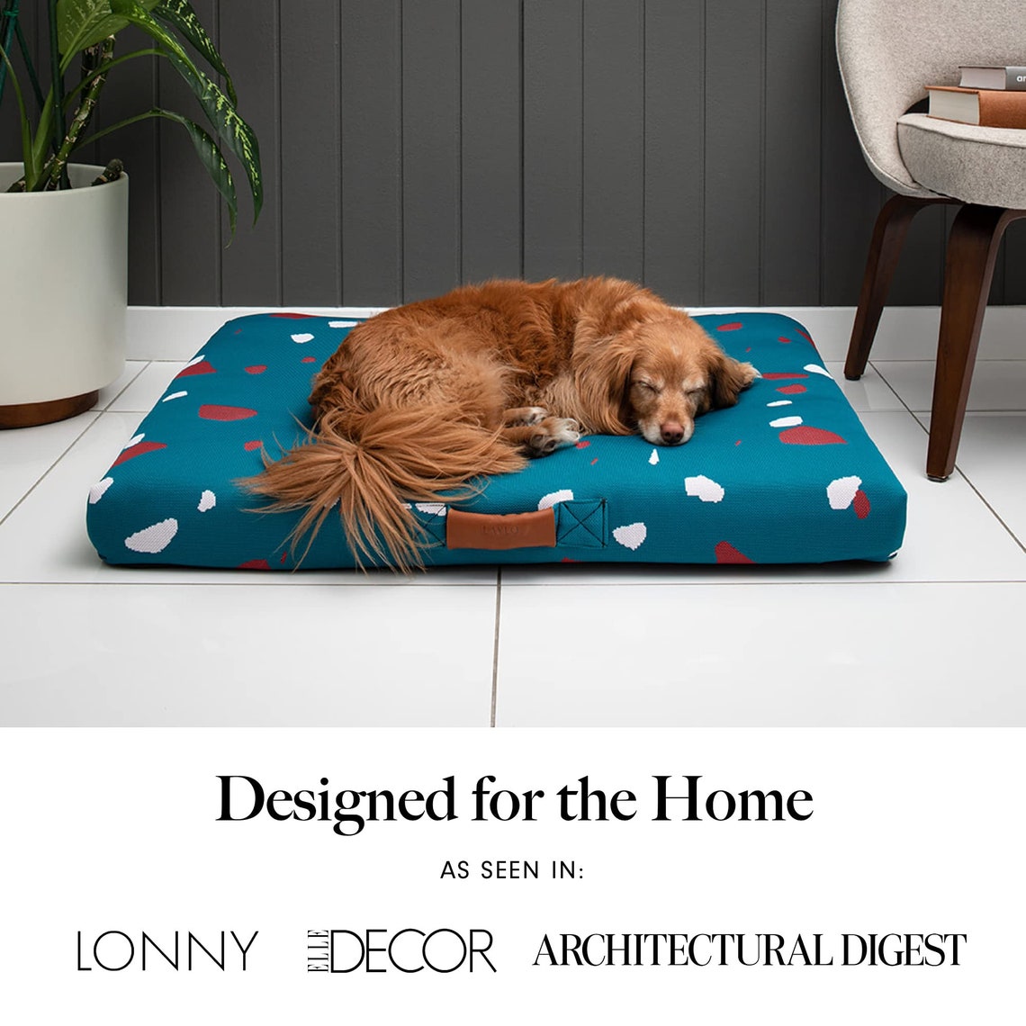 Midcentury Modern Dog Bed Duvet Cover Washable Replacement Etsy