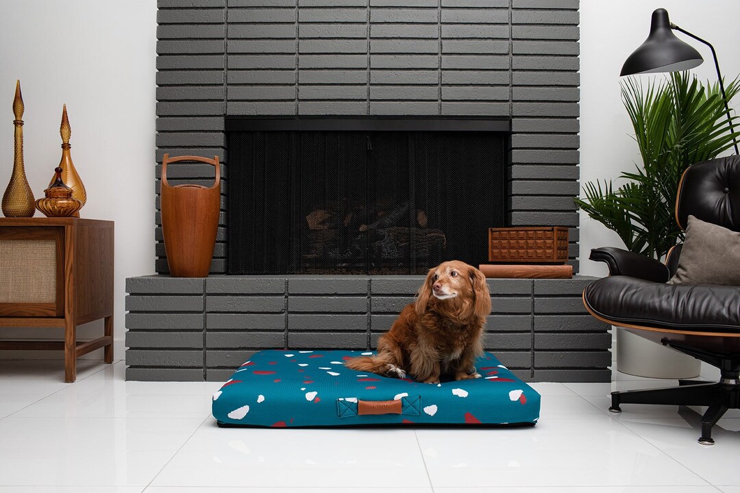 Midcentury Modern Dog Bed Duvet Cover Washable Replacement Etsy