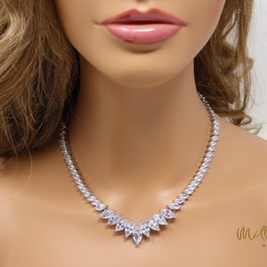 Swarovski v shaped necklace clearance
