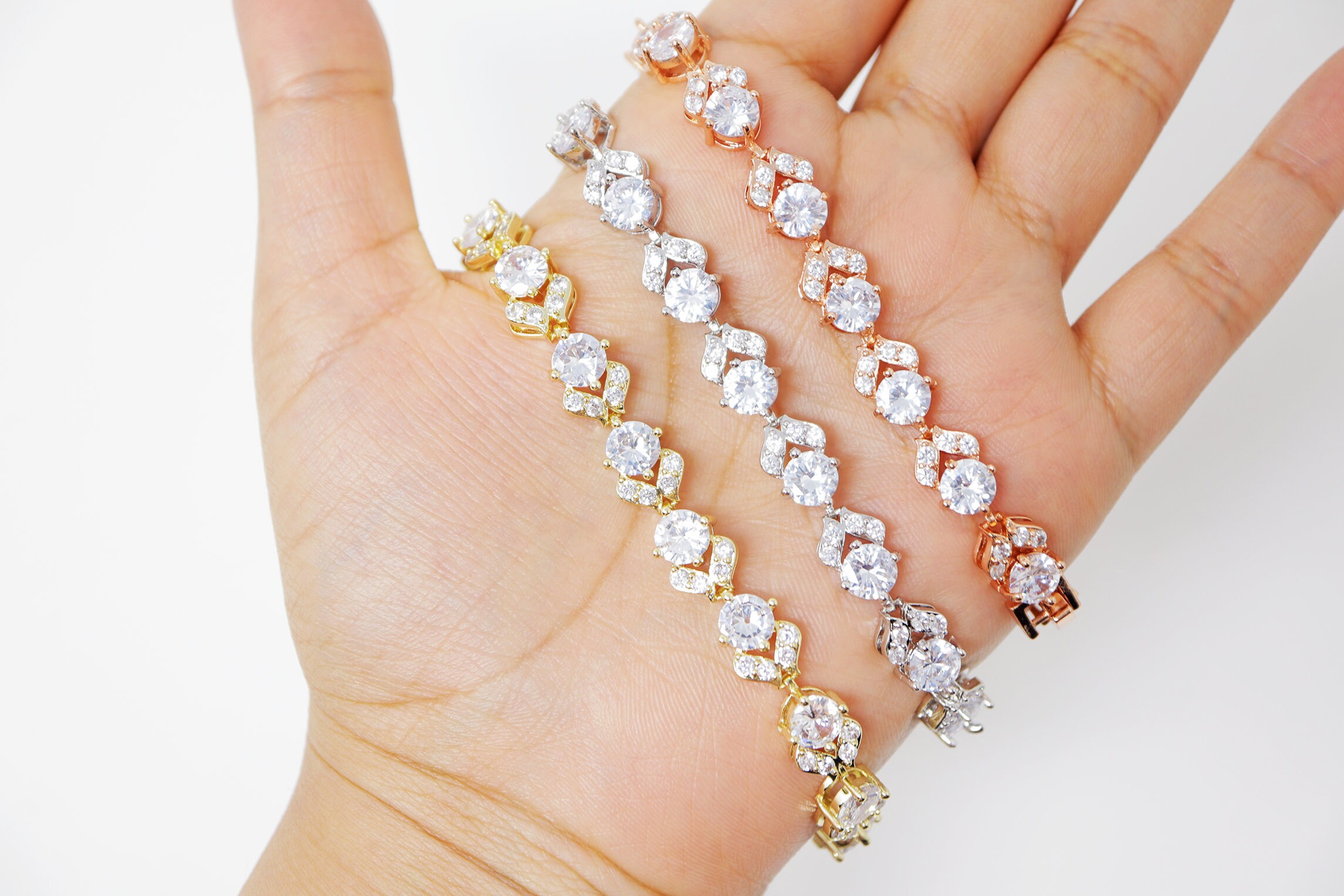 Bracciale Tennis con Cubic Zirconia - Fabiani Gioiellerie