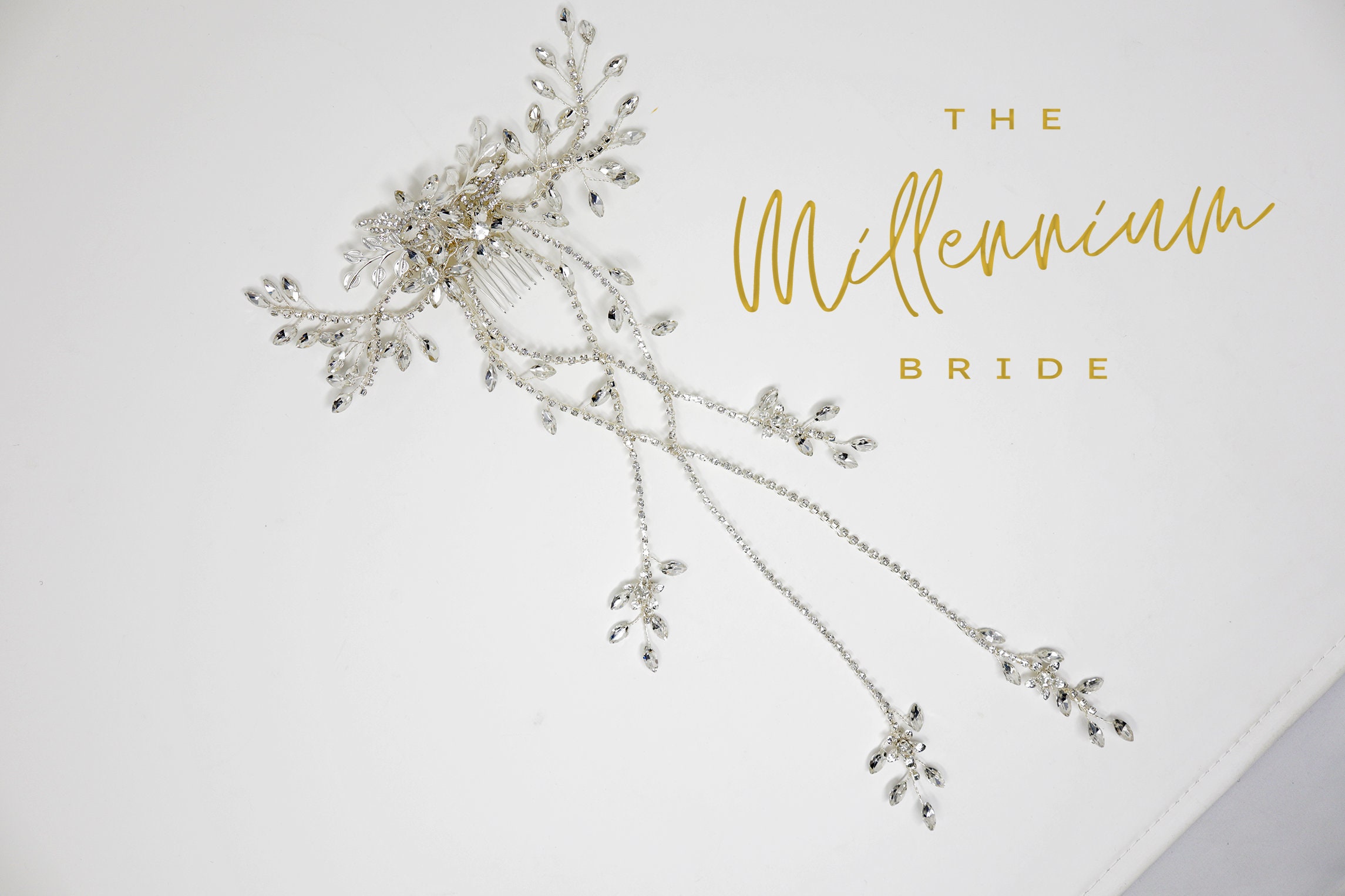 Aimimier Braut Haarkamm Mit Strass – Luxuriöser Kristall-Blumen-Schmuck Für Hochzeit & Festliche Anlässe