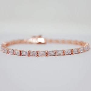 Cubic Zirconia Geometric Bracelet , Diamond Bracelet, Wedding Bracelet, Bridesmaid Gift, Bride Bracelet, Bridal Bracelet.
