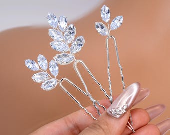 ?Bridal Swarovski CrystalMesh Hair Pins/Accessory hermione-harbutt-dewdrop-  main image 4