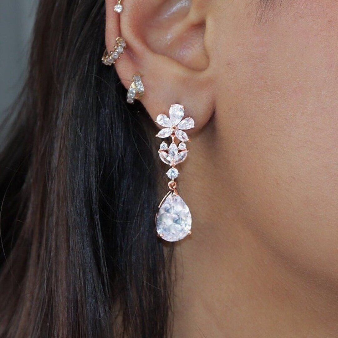 Diamond Teardrop Macy's Bonus Buy Diamond Earrings Pretty 10k