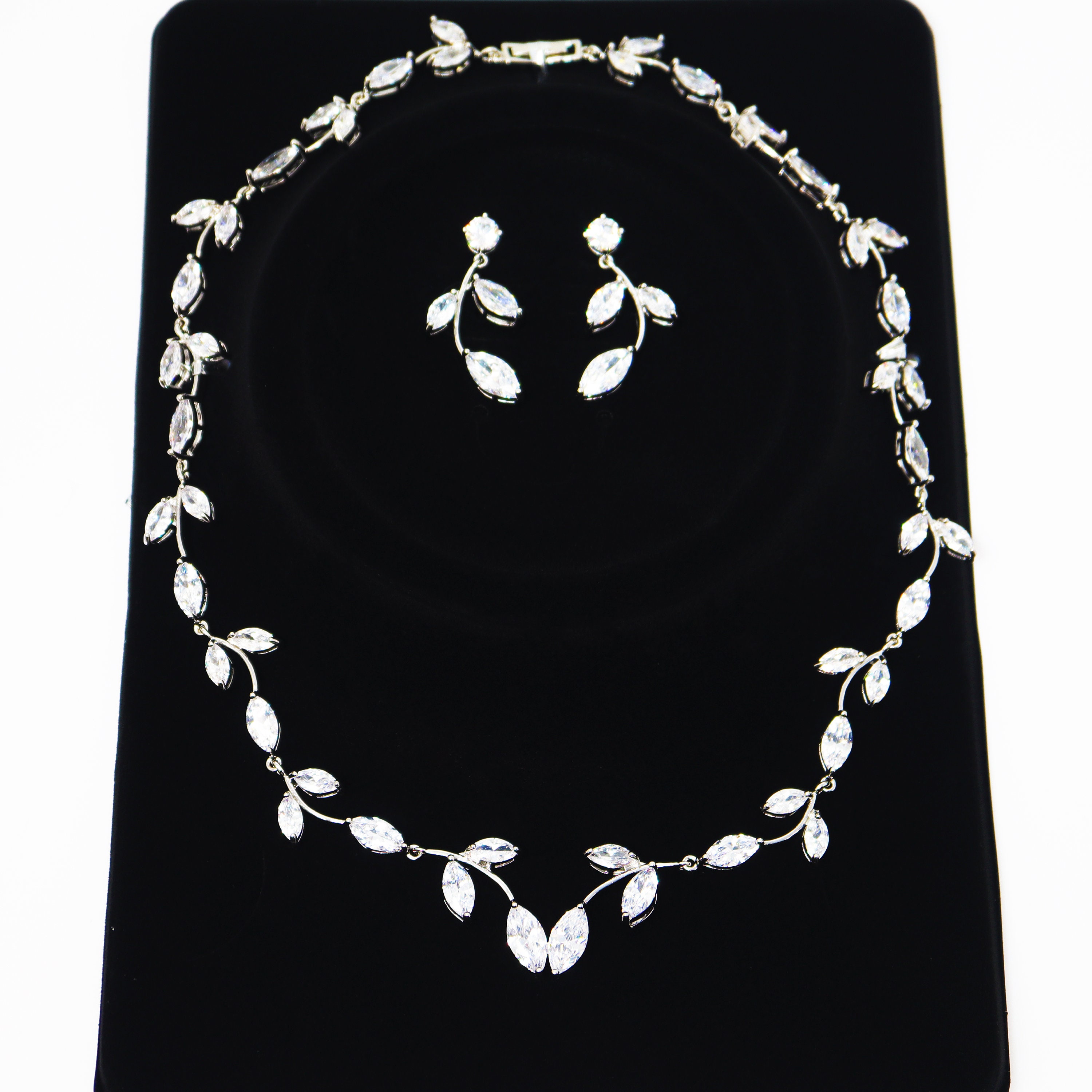 DIVINA VITAE Cystal Hinestone Wedding Set Fo Women