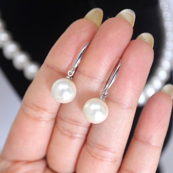 Faux pearl bridal jewelry clearance