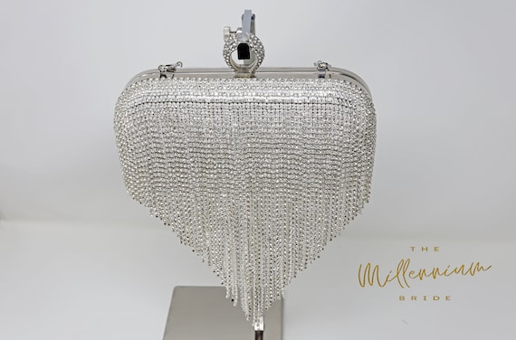 Silver hotsell bridal bag
