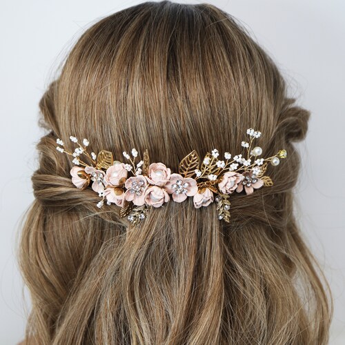 Swarovski Crystals Pearl Light Blue Flower Hair Comb' - Etsy Swarovski Crystals Pearl Light Blue Flower Hair Comb' - Etsy